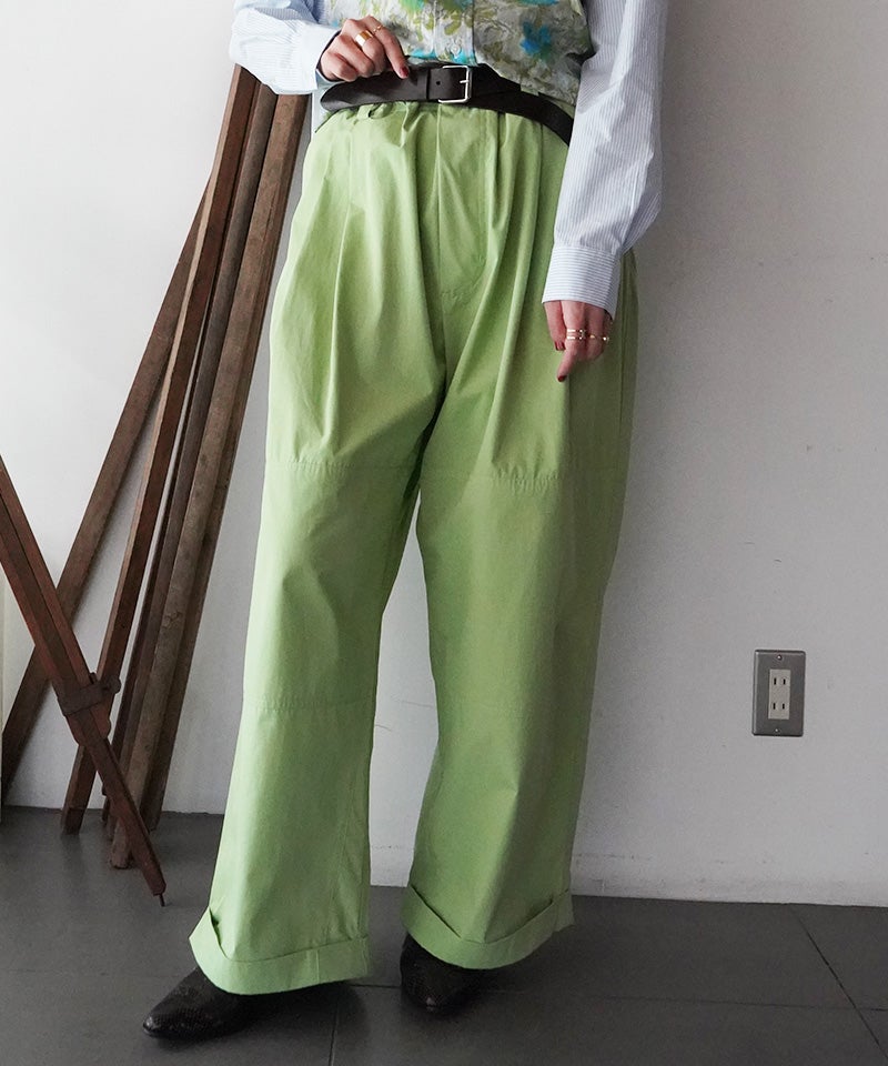 メリルロッゲ　柄タートル Meryll Rogge＞WORKWEAR DRAWSTRING CHINO | MAKES ONLINE STORE