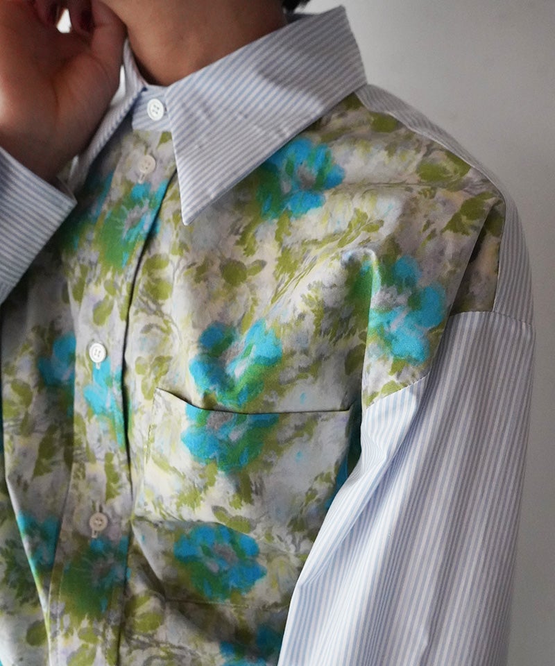 Meryll Rogge＞COMBO CLASSIC SHIRT W/ FORMAL COLLAR | MAKES ONLINE