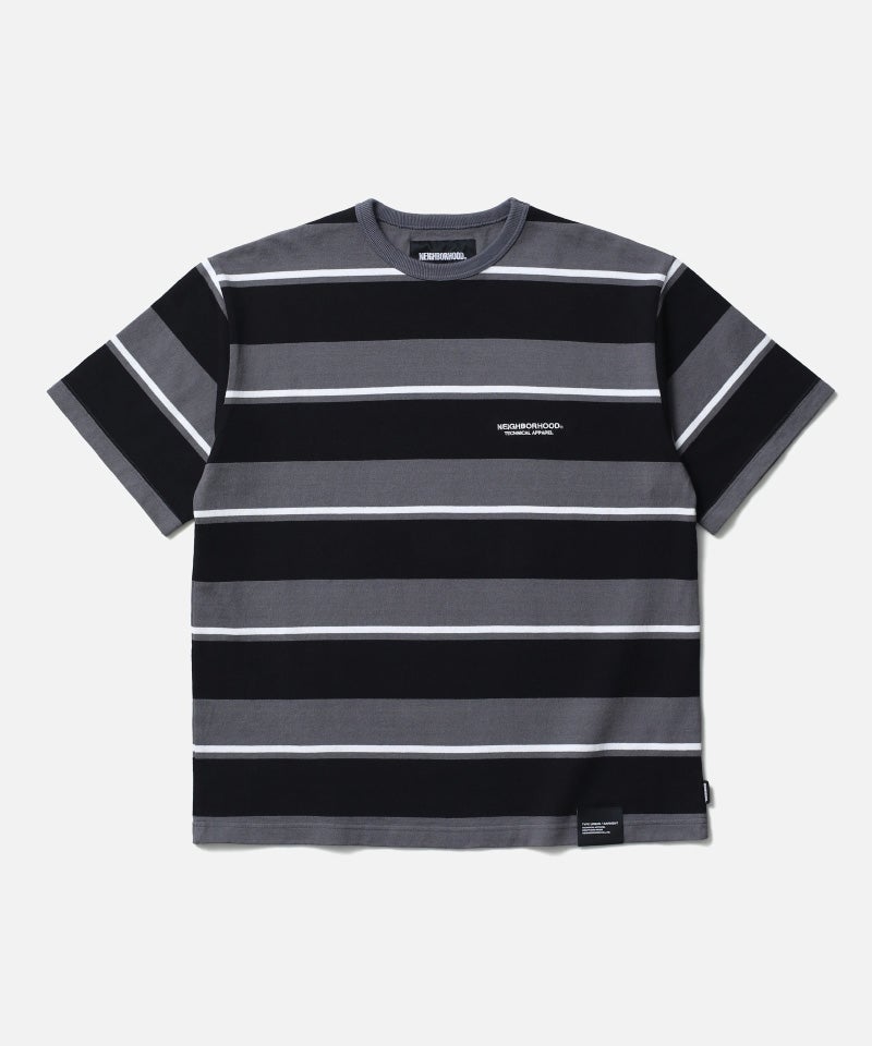 ＜NEIGHBORHOOD＞BORDER CREW NECK SS