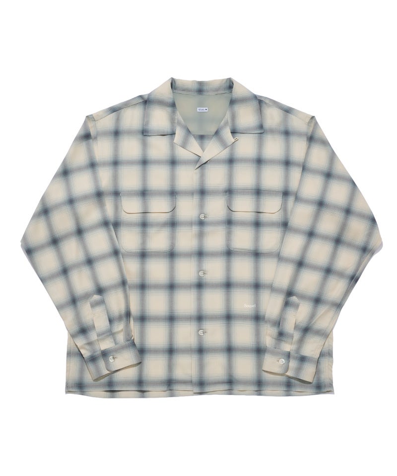 SEQUEL＞OMBRE CHECK LONG SLEEVE SHIRT (SQ-26SS-SH-02) | MAKES