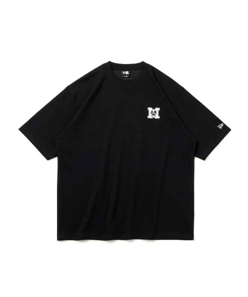 ＜mastermind JAPAN＞SS OS PTEE MMJ BACKPRINT BLK WHT