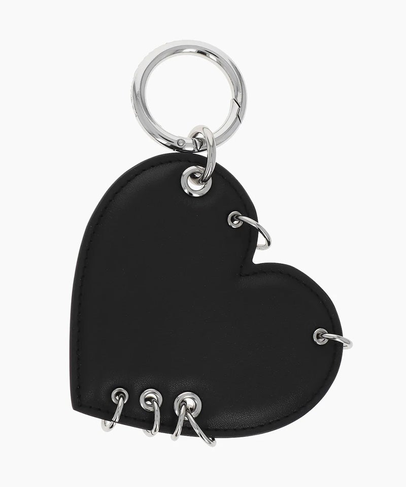 JUSTINE CLENQUET＞HEART BLACK NAPPA KEYCHAIN | MAKES ONLINE STORE