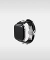 ＜objcts.io＞レザーハイブリッドバンド スタッズ for Apple Watch