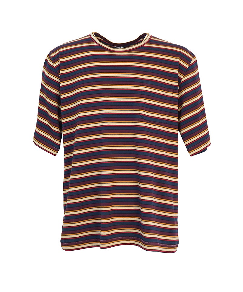 MAATEE&SONS＞S/S BORDER POCKET TEE 