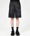 ＜LAD MUSICIAN＞STRETCH FAUX LEATHER JERSEY SHORT PANTS