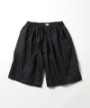 ＜GOLD＞COTTON/RAMIE BROAD EASY WIDE SHORTS