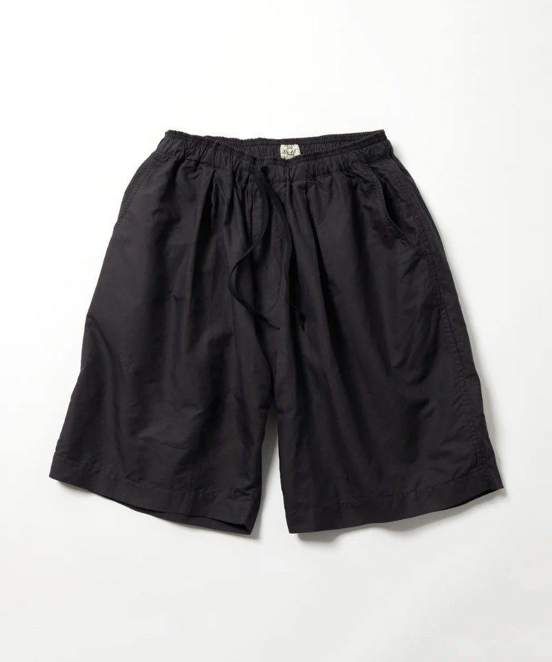 ＜GOLD＞COTTON/RAMIE BROAD EASY WIDE SHORTS