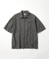 ＜GOLD＞VAT DYE CHAMBRAY S/S ZIP SHIRT