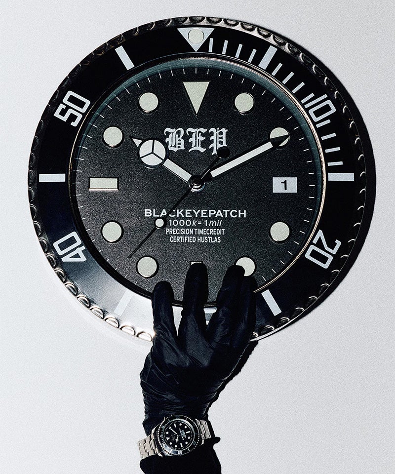 ブラックアイパッチ BlackEyePatch クッション インテリア BlackEyePatch＞OE DIAL WALL CLOCK | MAKES ONLINE STORE