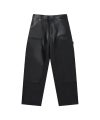 ＜BlackEyePatch＞FAUX LEATHER EXTRA BAGGY DOUBLE KNEE PANTS