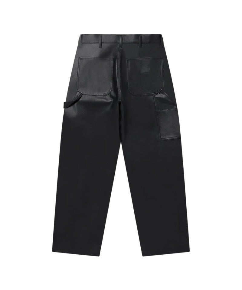 BlackEyePatch＞FAUX LEATHER EXTRA BAGGY DOUBLE KNEE PANTS | MAKES