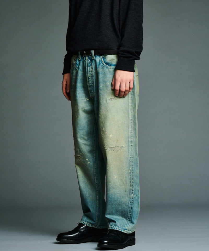 A.PRESSE＞No.37 Washed Wide Denim Pants | MAKES ONLINE STORE