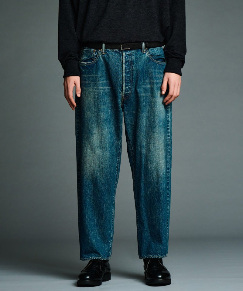 A.PRESSE＞Washed Denim Wide Pants | MAKES ONLINE STORE