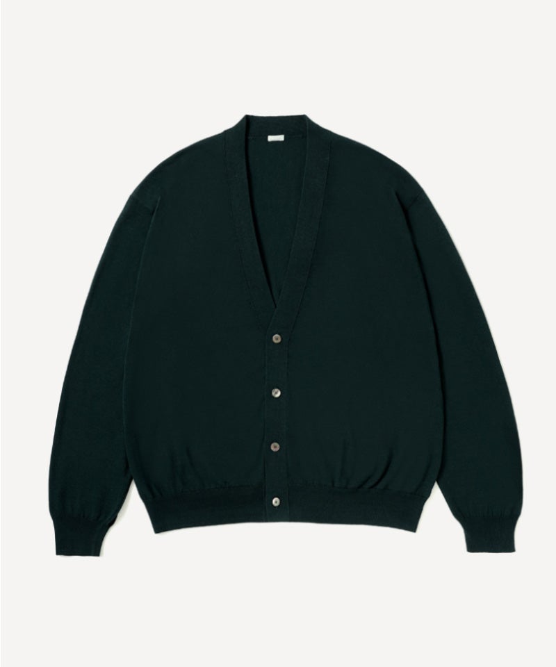 A.PRESSE＞Wool Cotton High Gauge Cardigan | MAKES ONLINE STORE