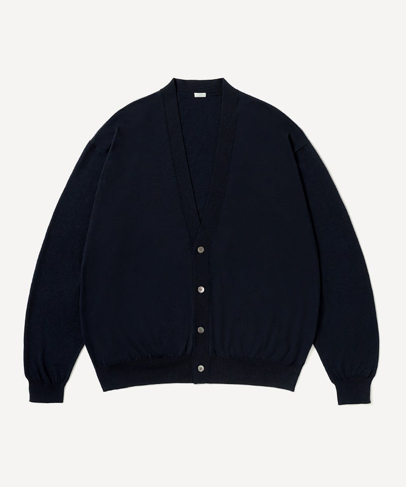 A.PRESSE＞Wool Cotton High Gauge Cardigan | MAKES ONLINE STORE