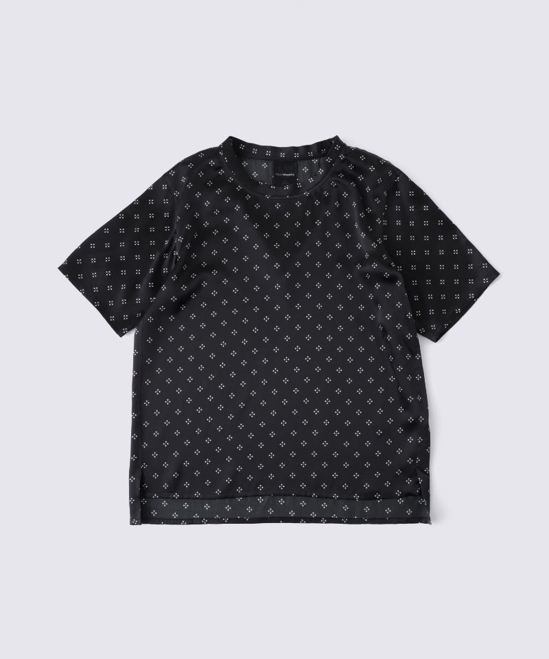 シャツ takahiro miyashita foo tokyo silk shirt TakahiroMiyashita : Foo Tokyo＞Silk Satin Pullover T-Shirt | MAKES