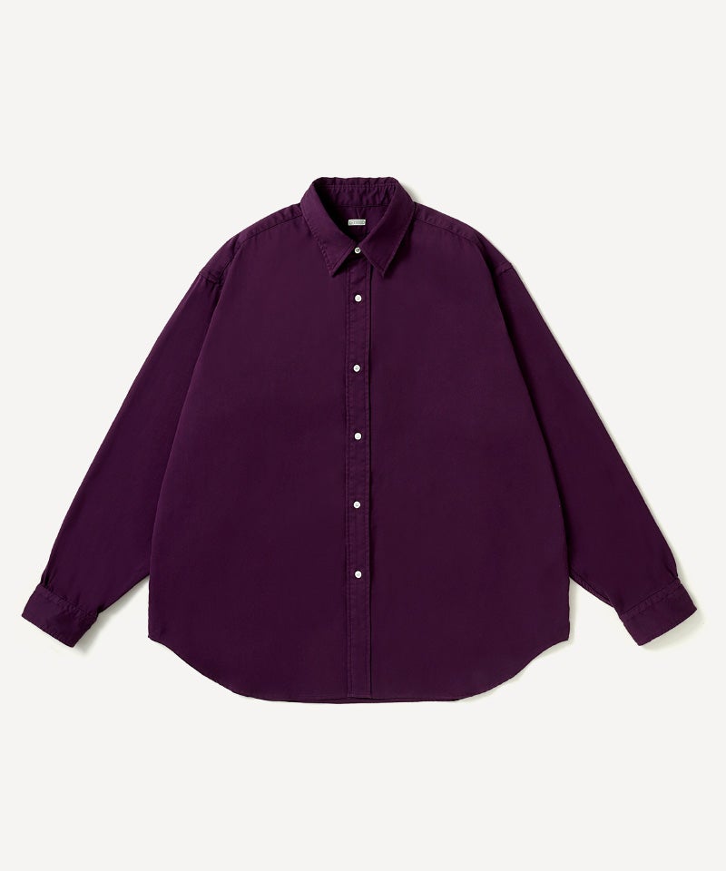 A.PRESSE＞Double Weave Twill Regular Collar Shirts | MAKES ONLINE