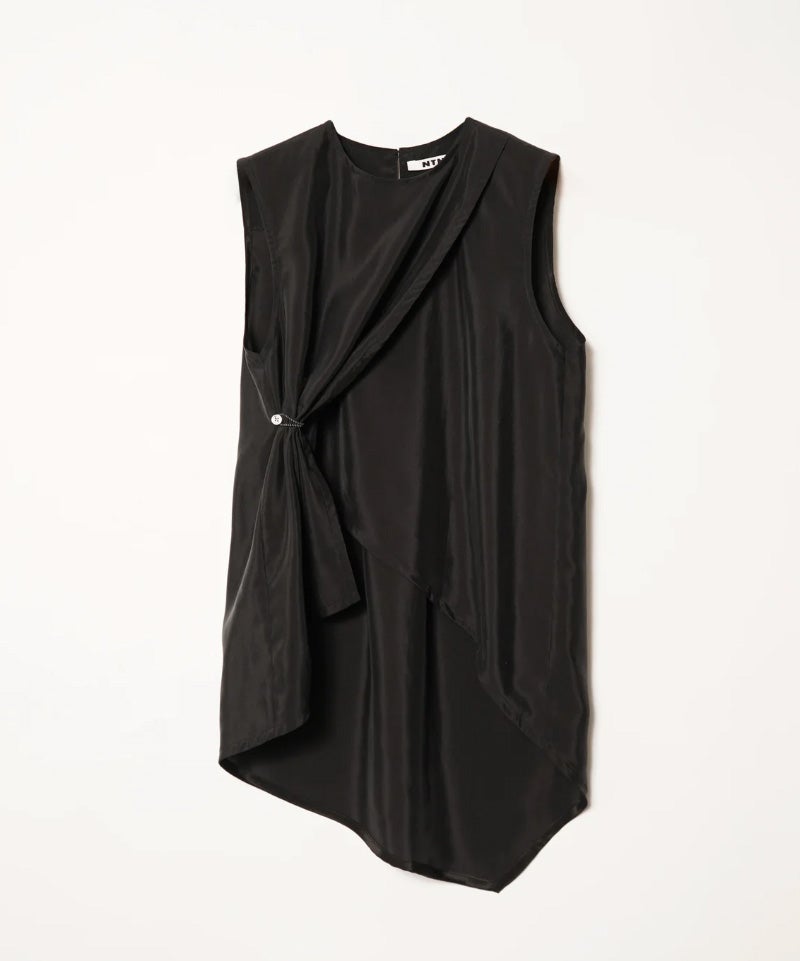 NTN＞SILK NYLON HEXAGON NO SLEEVE SHIRT | MAKES ONLINE STORE