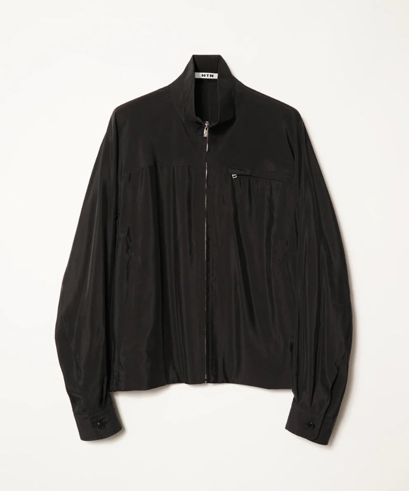 NTN＞SILK NYLON ZIP UP BLOUSON | MAKES ONLINE STORE