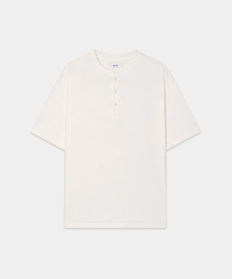 marka＞HENLEY NECK TEE | MAKES ONLINE STORE