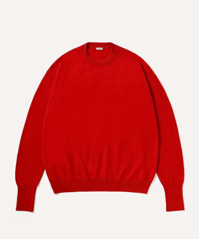 A.PRESSE＞Wool Knit Crew Neck Sweater | MAKES ONLINE STORE