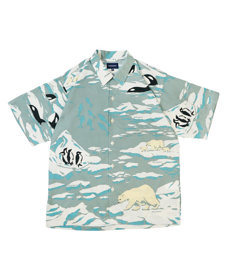 DESCENDANT＞EDGD OPEN COLLAR TEXTILE SS SHIRT | MAKES ONLINE STORE