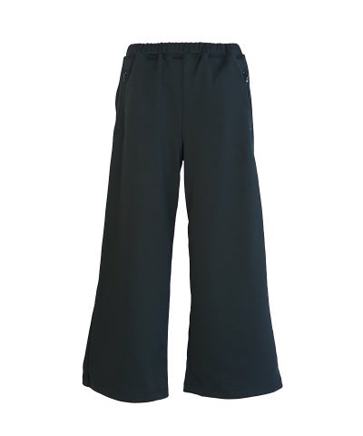 BLACK COMME des GARCONS＞エステルジャージー フレアパンツ (1Z-T507 