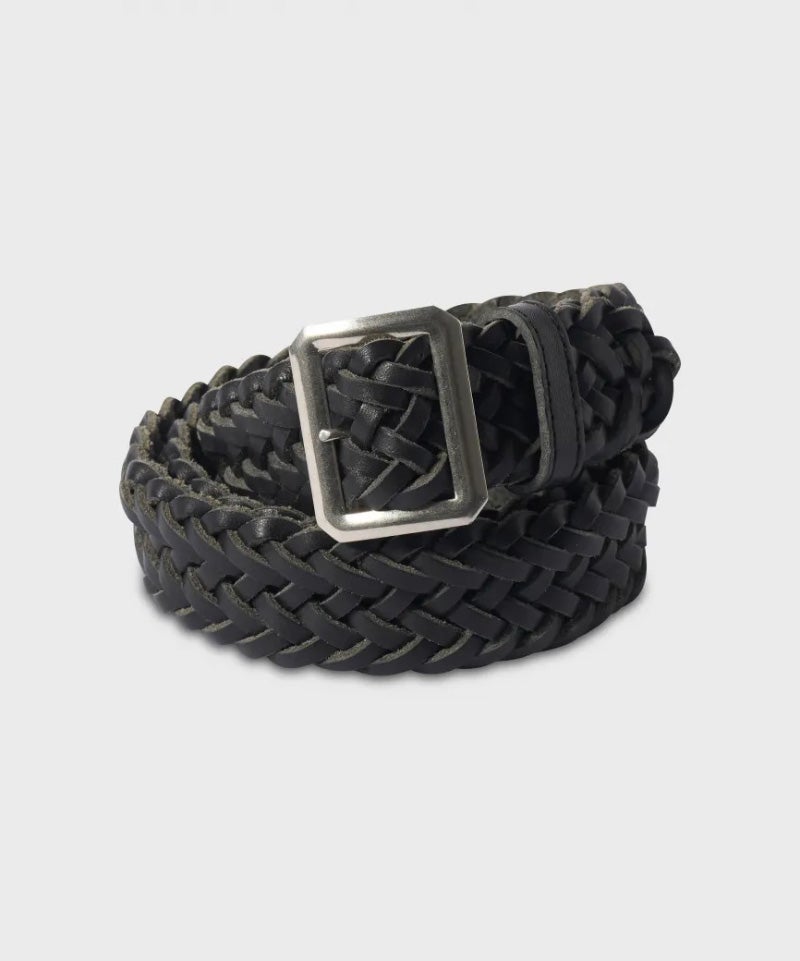 ＜PHIGVEL＞LEATHER MESH BELT