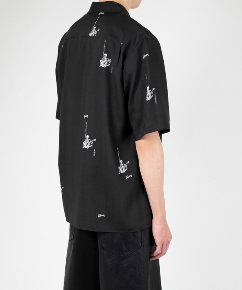 LAD MUSICIAN＞Gibson × LAD MUSICIAN × EIRAKUYA OPEN COLLAR SHORT