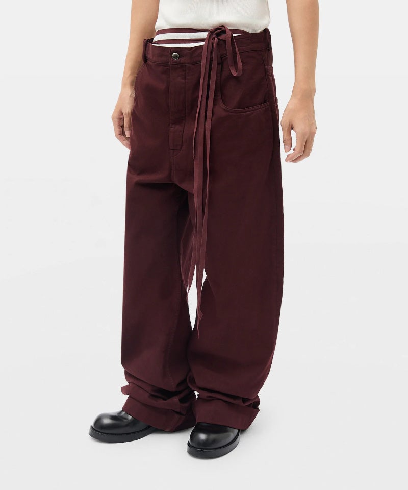 ＜Ann Demeulemeester＞MICHAËL 5-POCKETS HIGH COMFORT TR