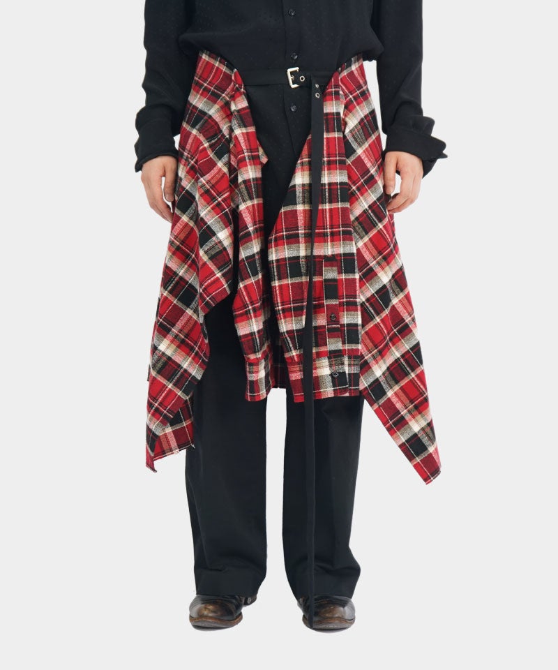 ＜Ann Demeulemeester＞ALDRIK SHIRT APRON