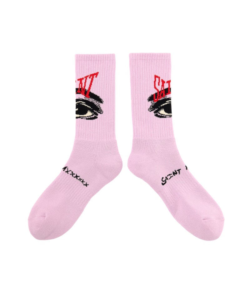 ＜SAINT MICHAEL＞SOCKS/EYE/LAVENDER