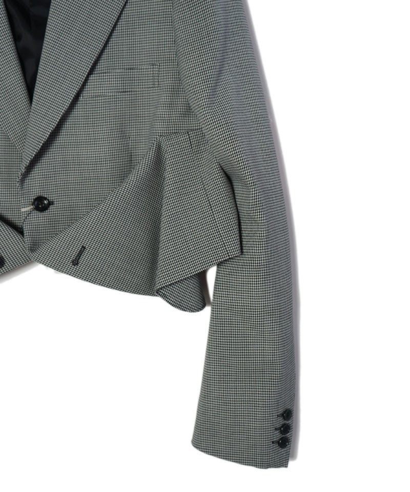 COMME des GARCONS HOMME PLUS＞ウール千鳥格子 ジャケット | MAKES
