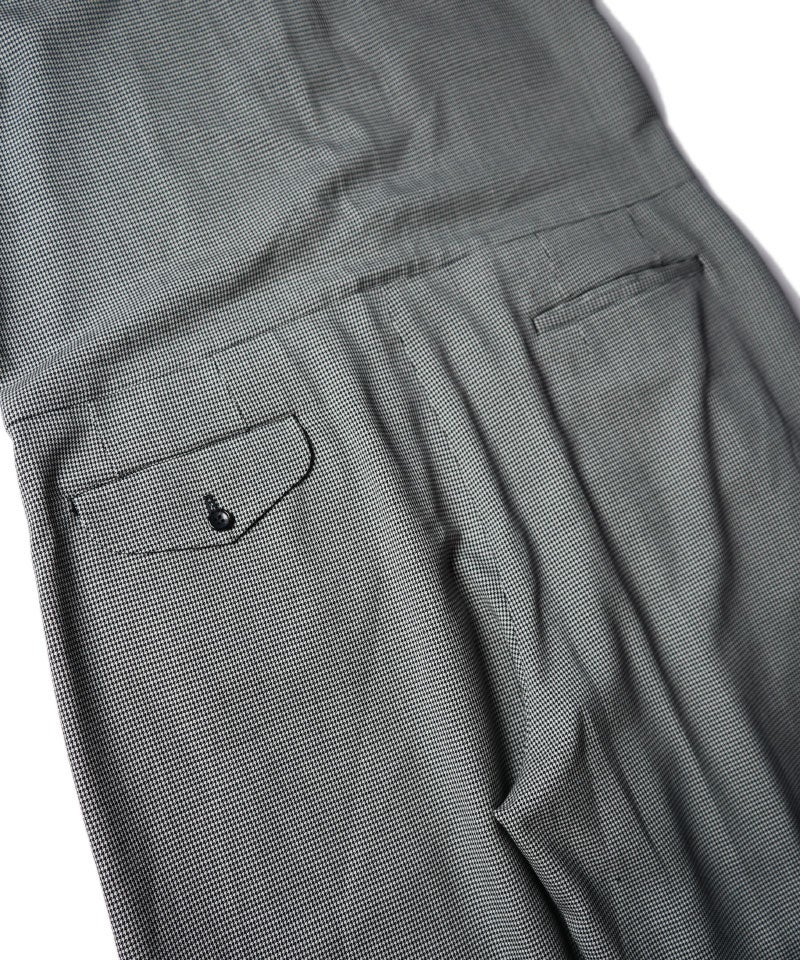 COMME des GARCONS HOMME PLUS＞ウール千鳥格子 サロペット | MAKES