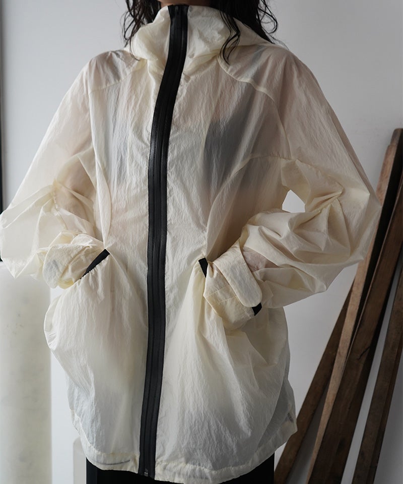 Mame Kurogouchi＞Nylon Oversized Jacket Cording Vest | MAKES
