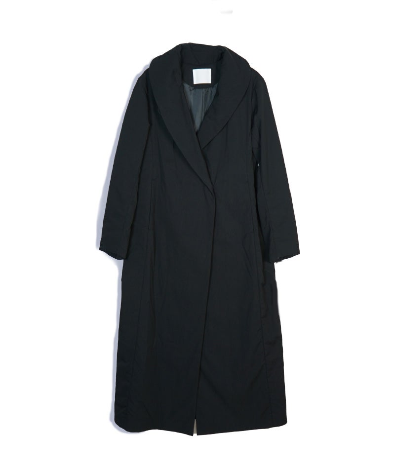 Mame Kurogouchi＞Nylon Twill Chesterfield Coat with W Bag | MAKES