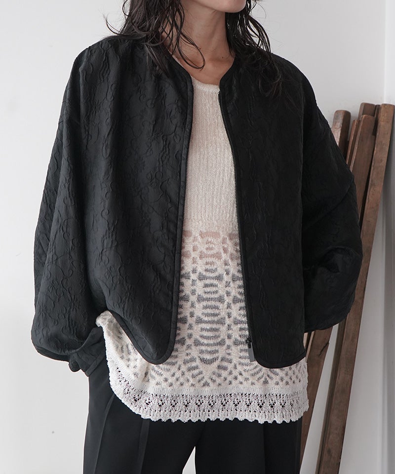 Mame Kurogouchi＞Arabesque Jacquard Short Jacket | MAKES ONLINE STORE