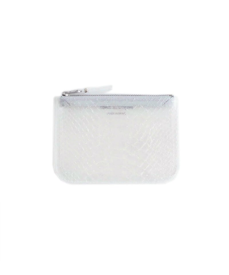 WALLET COMME des GARCONS＞SNAKE TRANSPARENT ZIP POUCH | MAKES