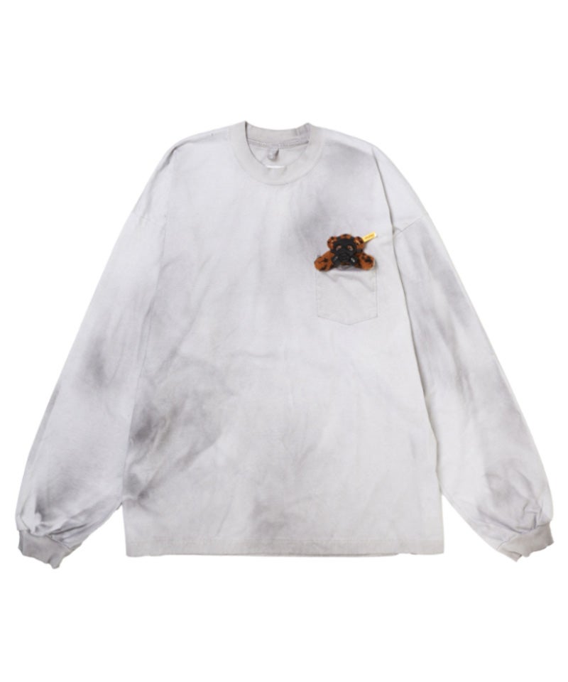 ＜doublet＞GAS MASK BEAR LONG SLEEVE T-SHIRT