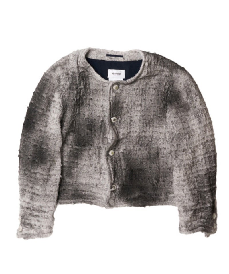 ＜doublet＞SMOG AIR STAINED TWEED JACKET