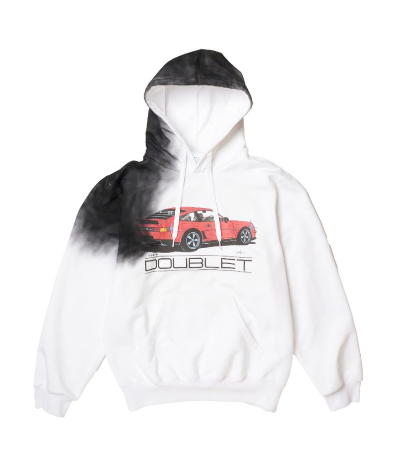 doublet＞EXHAUST STAINED HOODIE | MAKES ONLINE STORE