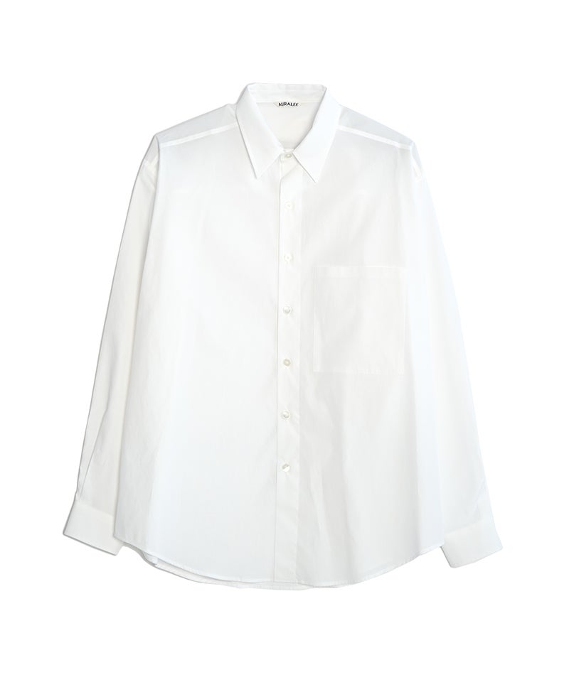 AURALEE＞WASHED FINX TWILL BIG SHIRT | MAKES ONLINE STORE