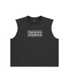 ＜BlackEyePatch＞BARBED WIRE LOGO SLEEVELESS TEE