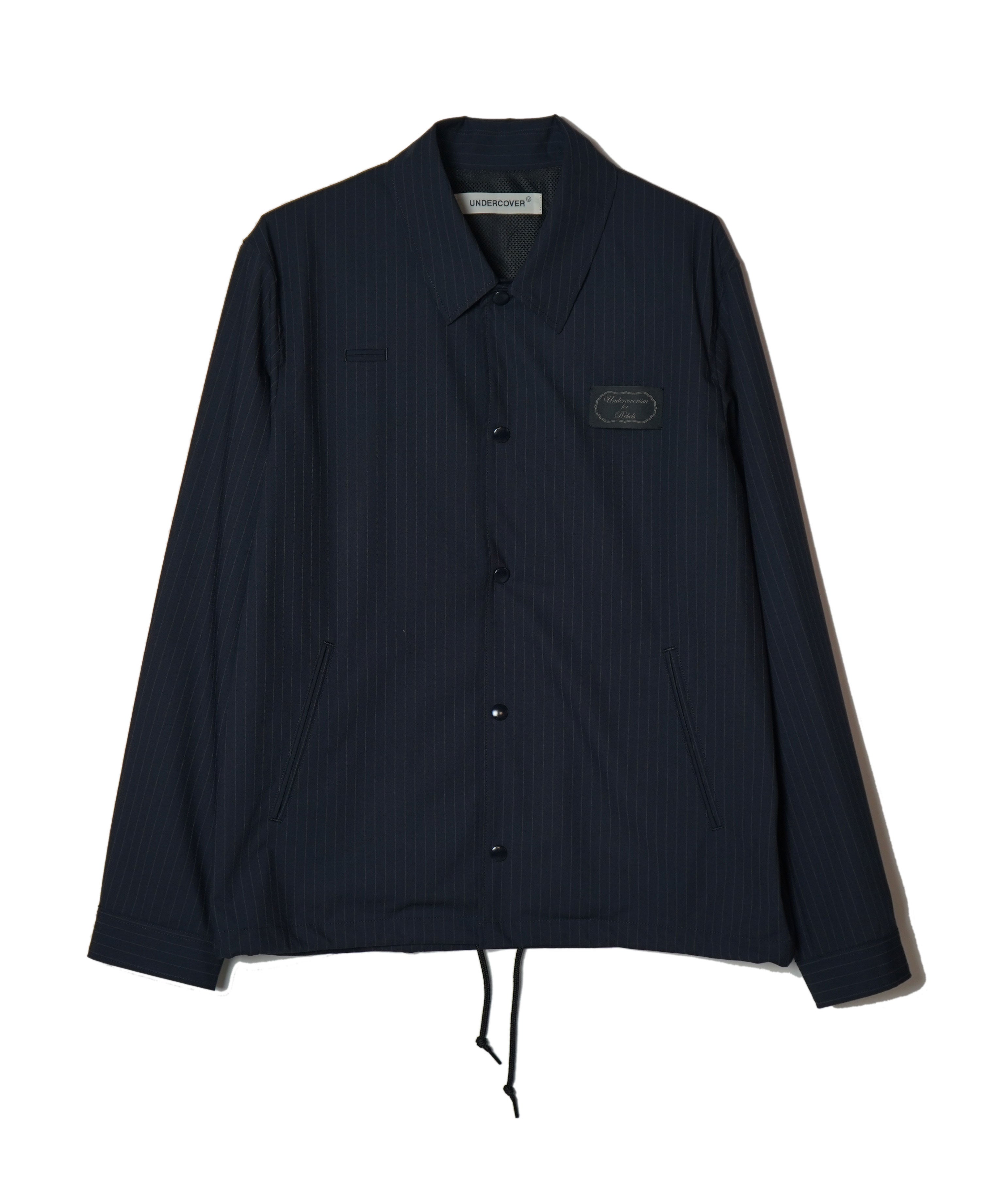 UNDERCOVER＞T/Ryトロストレッチストライプ コーチJKT UC FOR REBELS
