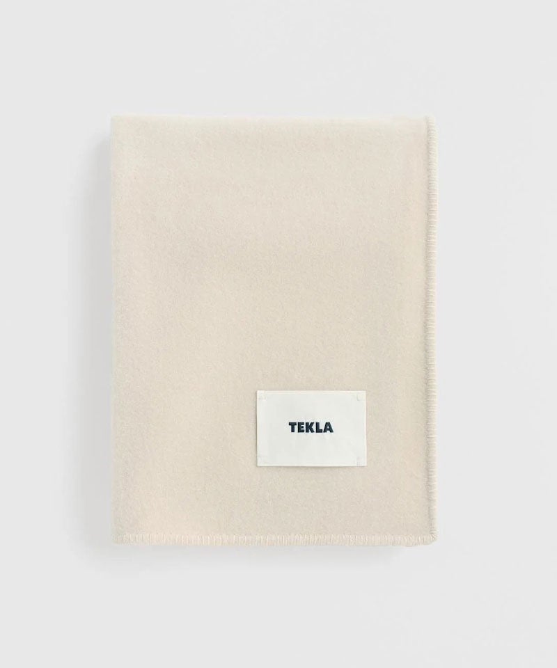 ＜TEKLA＞LAMBSWOOL BLANKETS (Solids)