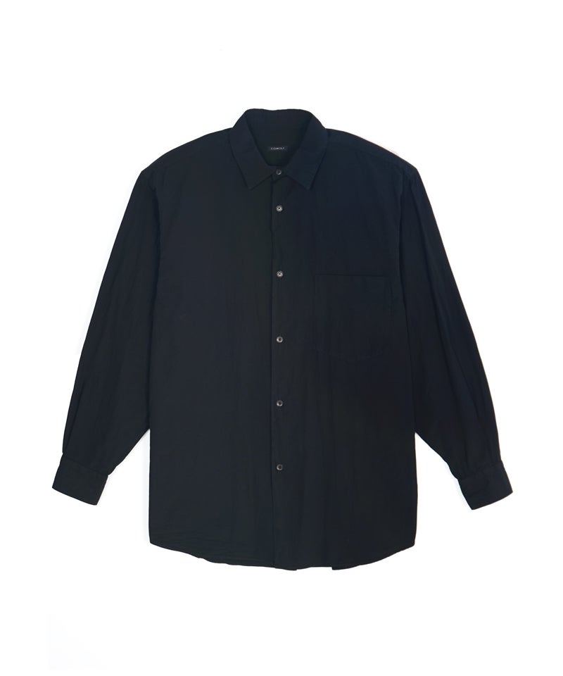 COMOLI＞ブラック コモリシャツ | MAKES ONLINE STORE