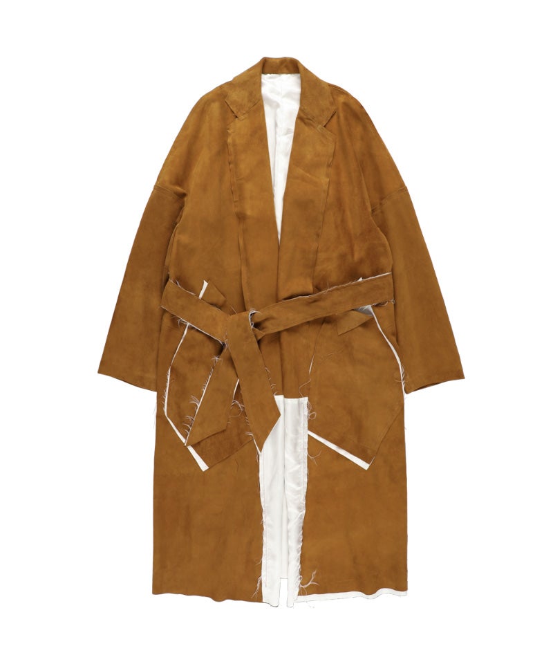 sulvam＞Classic Leather Gown Coat | MAKES ONLINE STORE