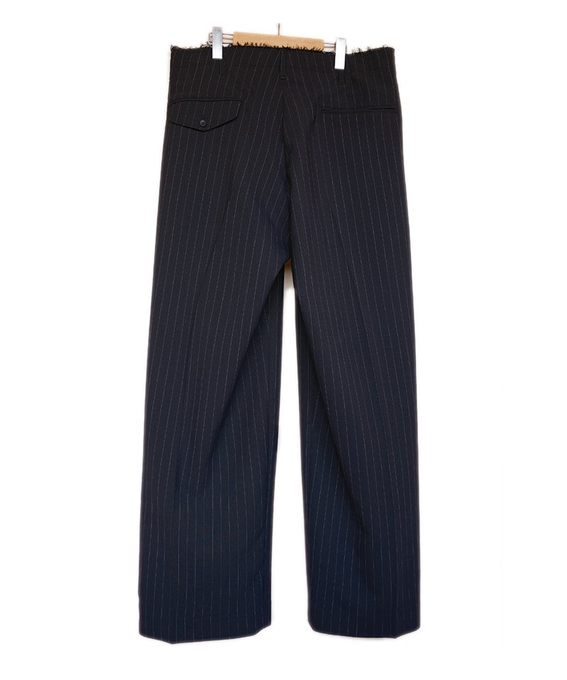 KHOKI＞Pleats bonded wool pants | MAKES ONLINE STORE