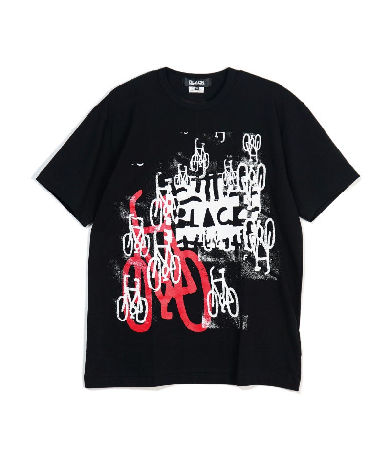 ＜BLACK COMME des GARCONS＞綿天竺SS T（1Q-T507-052）