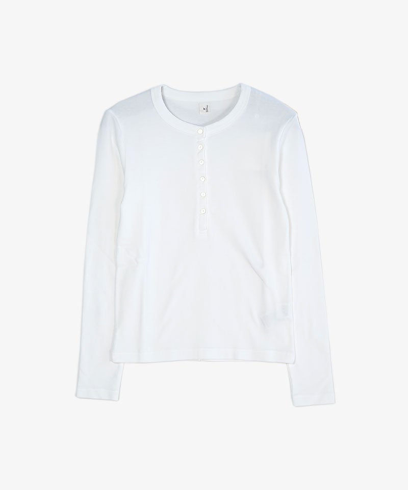 トップス blurhms ROOTSTOCK Classic Henley-neck blurhmsROOTSTOCK＞Classic Rib Henley-neck L/S | MAKES ONLINE STORE